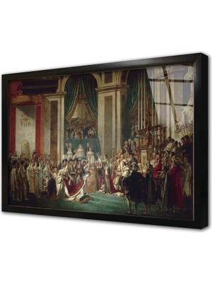 Tablosan Le Sacre De Napoleon Çerçeveli Cam Tablo