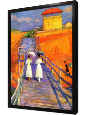 Tablosan Cape Cod Pier Çerçeveli Mdf Tablo