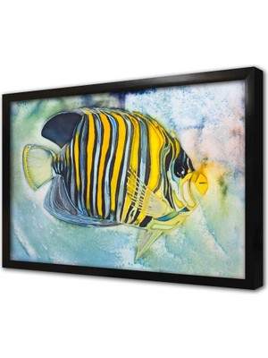 Tablosan Balık Çerçeveli Mdf Tablo