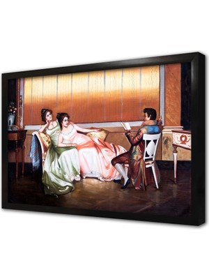 Tablosan Bay Öykücü Çerçeveli Mdf Tablo