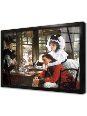 Tablosan Kötü Haber James Tissot Çerçeveli Cam Tablo