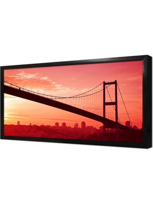 Tablosan Istanbul Boğaz Köprüsü Çerçeveli Mdf Tablo