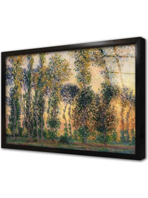 Tablosan Manzara Çerçeveli Cam Tablo