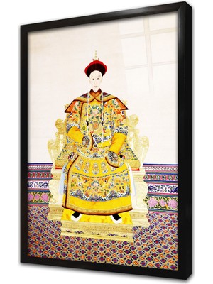 Tablosan Japon Adam Çerçeveli Cam Tablo