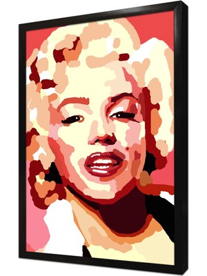 Tablosan Marilyn Monroe Çerçeveli Mdf Tablo