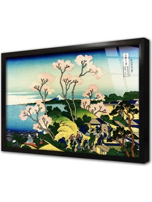 Tablosan Manzara Çerçeveli Cam Tablo