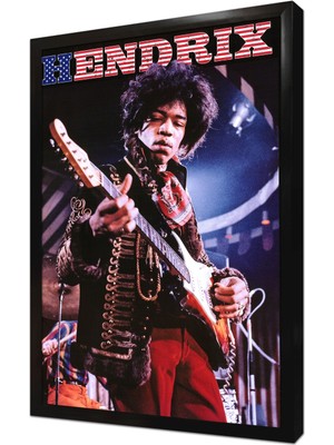 Tablosan Jimmy Hendrix Çerçeveli Mdf Tablo
