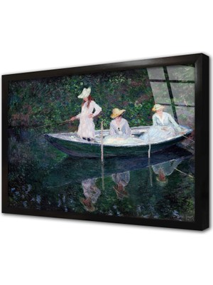 Tablosan Kayık Çerçeveli Cam Tablo