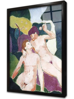 Tablosan Soyutlama Çerçeveli Cam Tablo