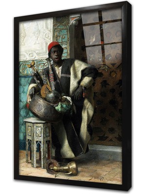 Tablosan Jean Discartın Eseri Çerçeveli Cam Tablo