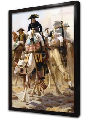 Tablosan Napolyon Mısırda Çerçeveli Cam Tablo