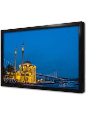 Tablosan Ortaköy Cami Istanbul Çerçeveli Mdf Tablo