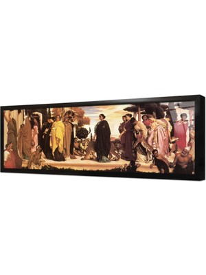 Tablosan Sirakuzalı Gelin Frederic Leighton Çerçeveli Cam Tablo
