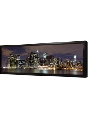 Tablosan New York Şehir Çerçeveli Mdf Tablo