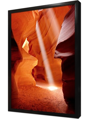 Tablosan Kanyon Iç Görüntü Çerçeveli Mdf Tablo