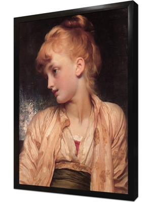 Tablosan Kadın Çerçeveli Mdf Tablo