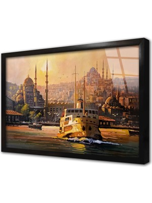 Tablosan Istanbul Çerçeveli Cam Tablo