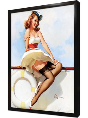 Tablosan Marilyn Monroe Soyut Çerçeveli Mdf Tablo