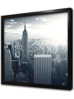 Tablosan New York Şehir Çerçeveli Mdf Tablo