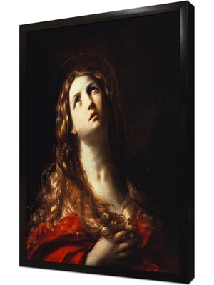Tablosan Leonardo Da Vinci Maria Magdalena Çerçeveli Mdf Tablo