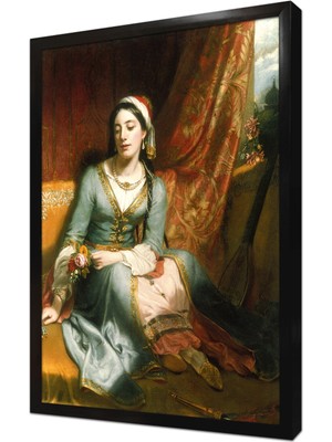 Tablosan Oryantal Aşk Mektubu Henry William Pickersgill Çerçeveli Mdf Tablo