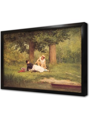 Tablosan James Jacques Joseph Tissot Çerçeveli Mdf Tablo