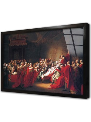 Tablosan The Death Of The Earl Of Chatham Çerçeveli Cam Tablo