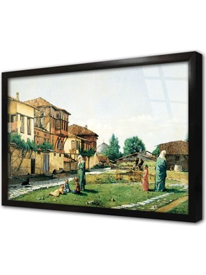 Tablosan Osmanlı Hamdi Bey Evi Çerçeveli Cam Tablo