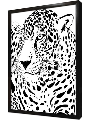 Tablosan Kaplan Çerçeveli Mdf Tablo