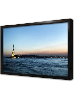 Tablosan Kız Kulesi Çerçeveli Mdf Tablo