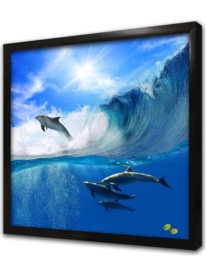 Tablosan Yunus Çerçeveli Mdf Tablo