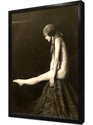 Tablosan Sanatsal Nü Çerçeveli Mdf Tablo