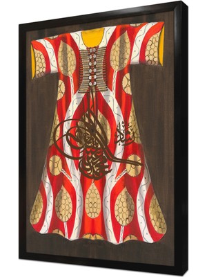 Tablosan Osmanlı Kaftan Çerçeveli Mdf Tablo