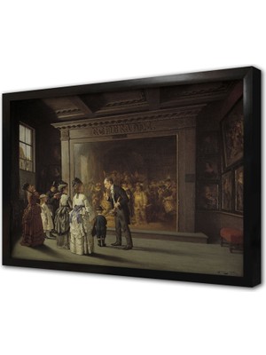 Tablosan Rembrandt Van Rijn Çerçeveli Mdf Tablo