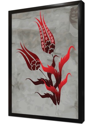 Tablosan Osmanlı Çini Görselleri Çerçeveli Mdf Tablo