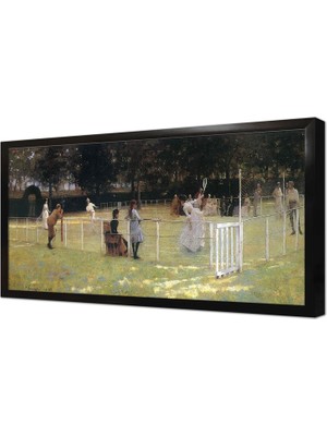 Tablosan The Tennis Part Çerçeveli Mdf Tablo
