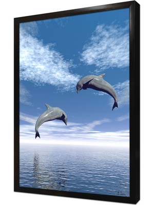 Tablosan Yunus Çerçeveli Mdf Tablo