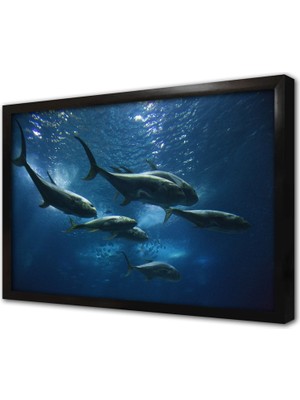 Tablosan Yunus Çerçeveli Mdf Tablo