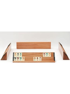 Herkesetoptantic Budaklı Cilalı Ahşap Okey Takımı