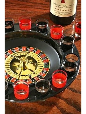 Herkesetoptantic 16’lı Roulette Shot/shot Bardaklı Rulet Eğlence Oyunu