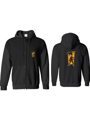 Astak Haydut Fermuarlı Kapşonlu Sweatshirt BLL1347