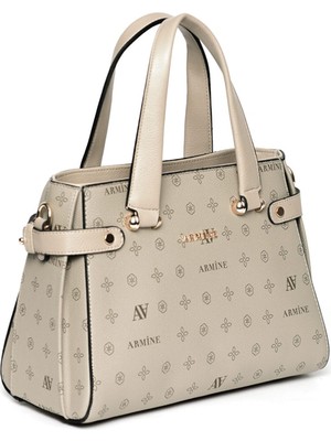Armine Kadın Çanta Vizon Baskılı - 172