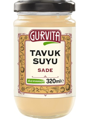 Gurvita Tavuk  Suyu Sade 320 ml
