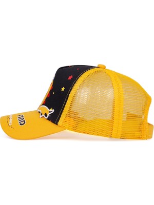 Afun Sarı Pamuk Moda Çocuk Beyzbol Şapkası Hip-Hop Şapka Ayarlanabilir Sevimli Dinozor Nakış Kapakları Eş Şapkası Snapback Şapkalar Gorras  (Yurt Dışından)