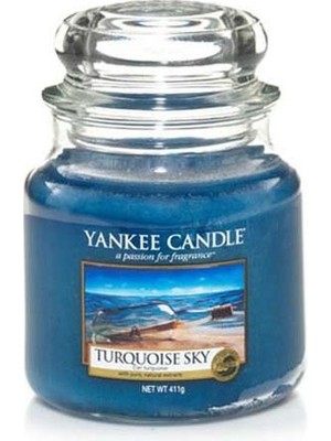 Yankee Candle 1254030E Orta Klasik Mum Turquoise