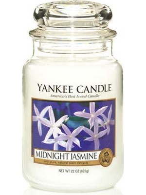 Yankee Candle 1129548E Büyük Klasik Mum Midnight Jasm.