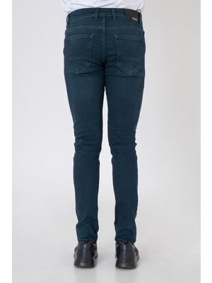 White Stone Liège Regular Fit Pamuklu Likralı 5 Cep Jean Pantolon Mint