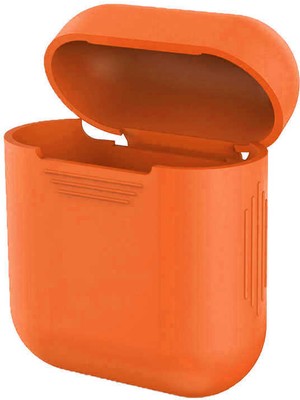 MobaxAksesuar Apple Airpods 1. / 2. Nesil ile uyumlu Kılıf Standart Yumuşak Silikon Case