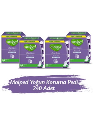 Molped Yoğun Koruma Günlük Ped 240 Adet