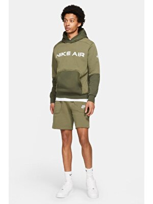 Nike Air Fleece Hoodie Big Air Logo Kapüşonlu Sweatshirt